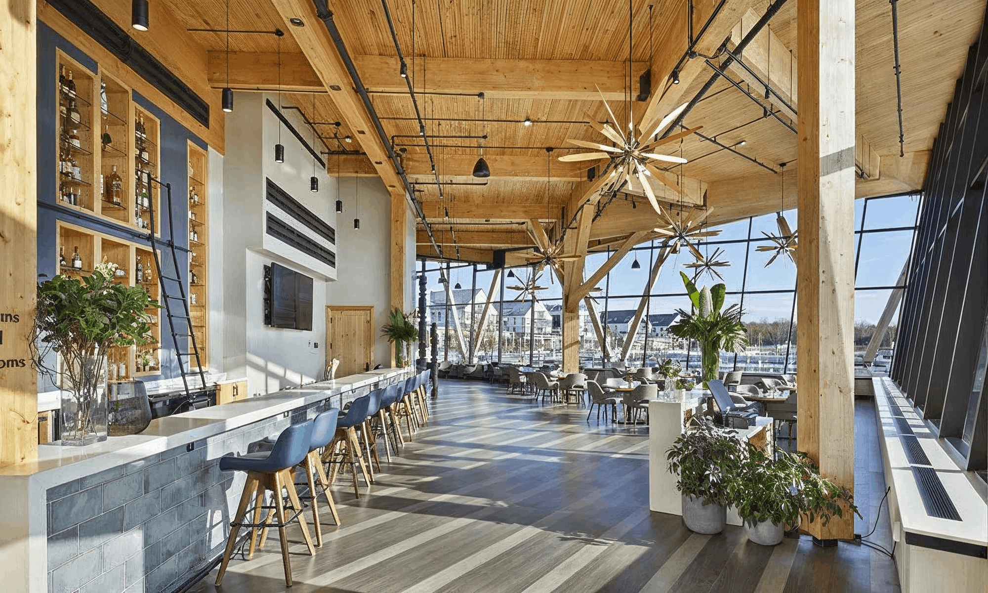 The dining room at The Lake Club